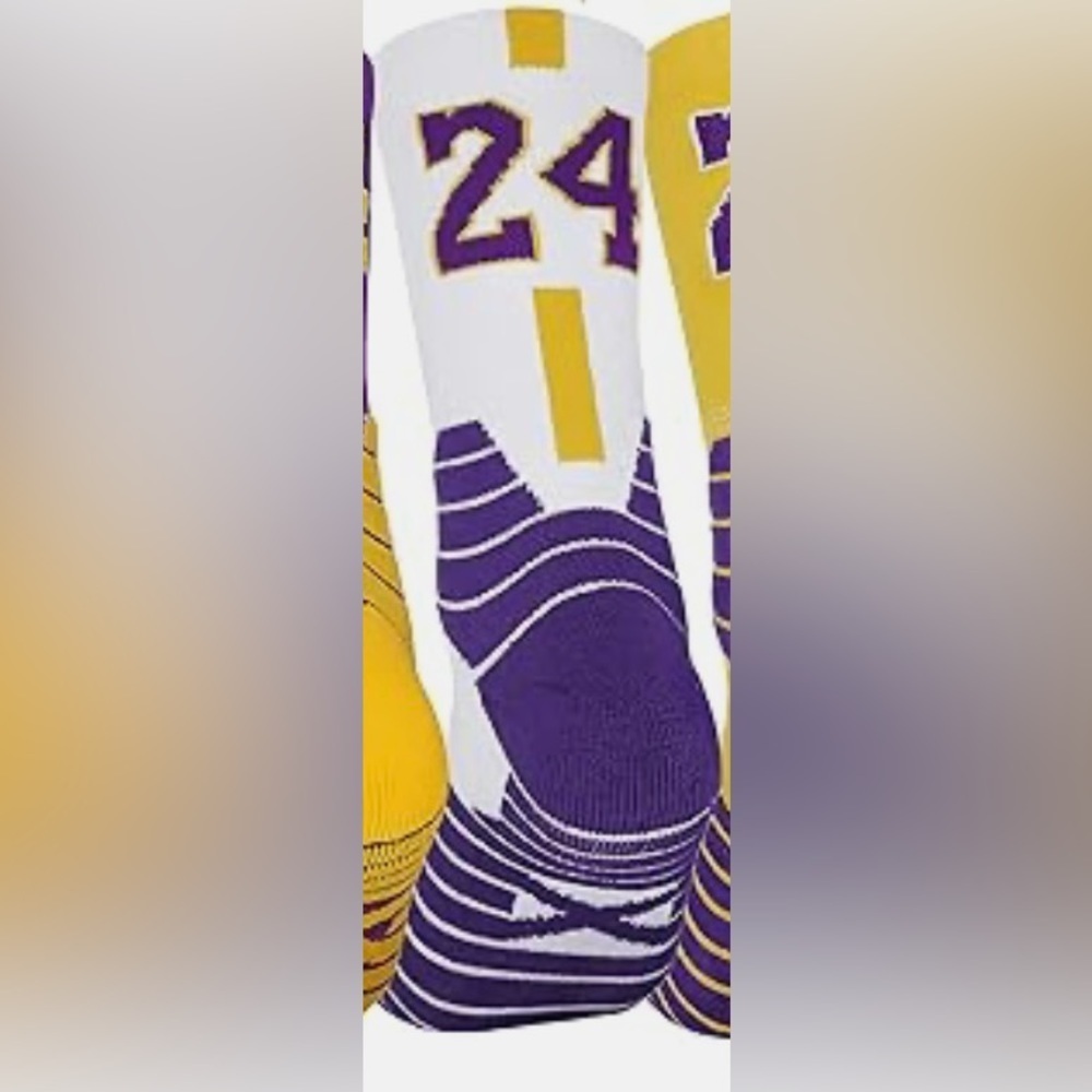 Sport Elite Basketball Socks Athletic Sock Basketball Fans Warm Crew Socks 24 - Picture 2 of 4